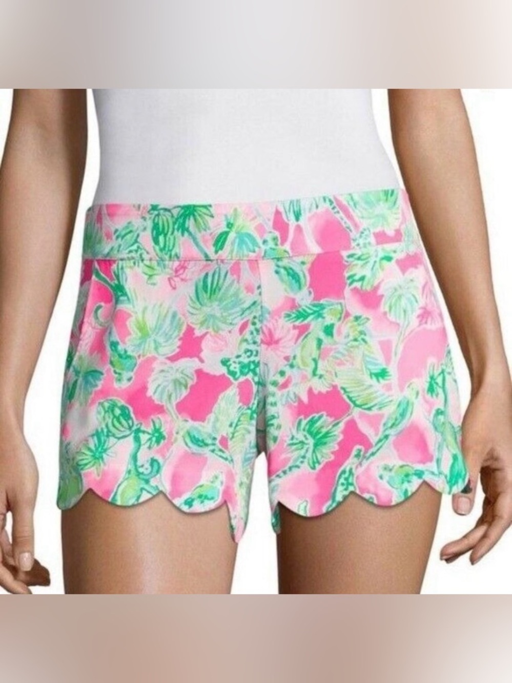 Lilly Pulitzer Raz Berry Catty Shack Cassia Shorts Size S